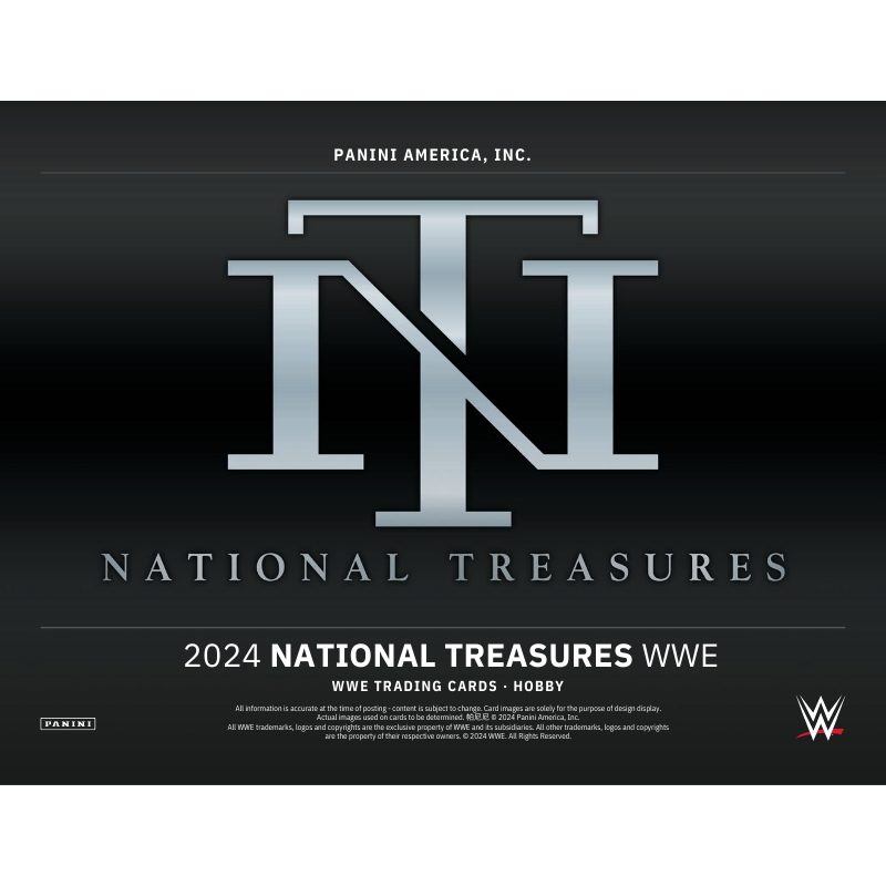 2024 Panini National Treasures WWE Hobby 4 Box Case