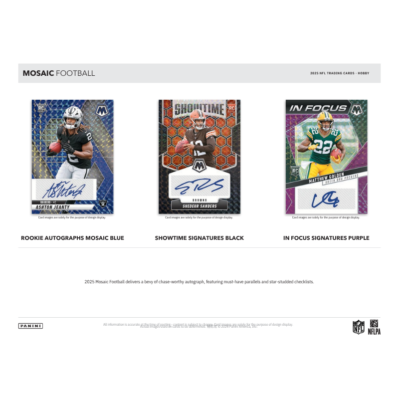 2025 Panini Mosaic Football Hobby 12 Box Case